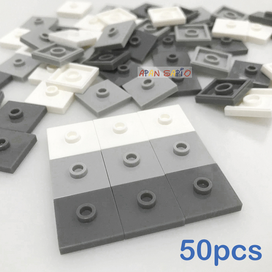 Lego Set Creator - 50 個 DIY ビルディングブロック凸シートレンガ 2 ×