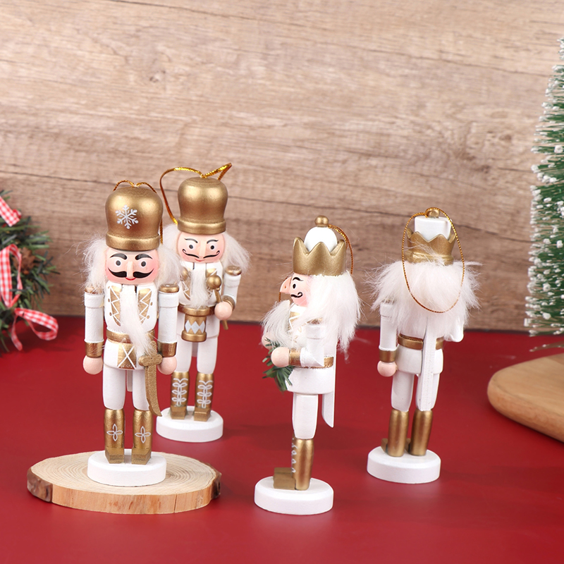 ミニくるみ割り人形の子犬ペットの兵士のペンダント、クリスマス - Nutcracker Figurine のレビューと価格