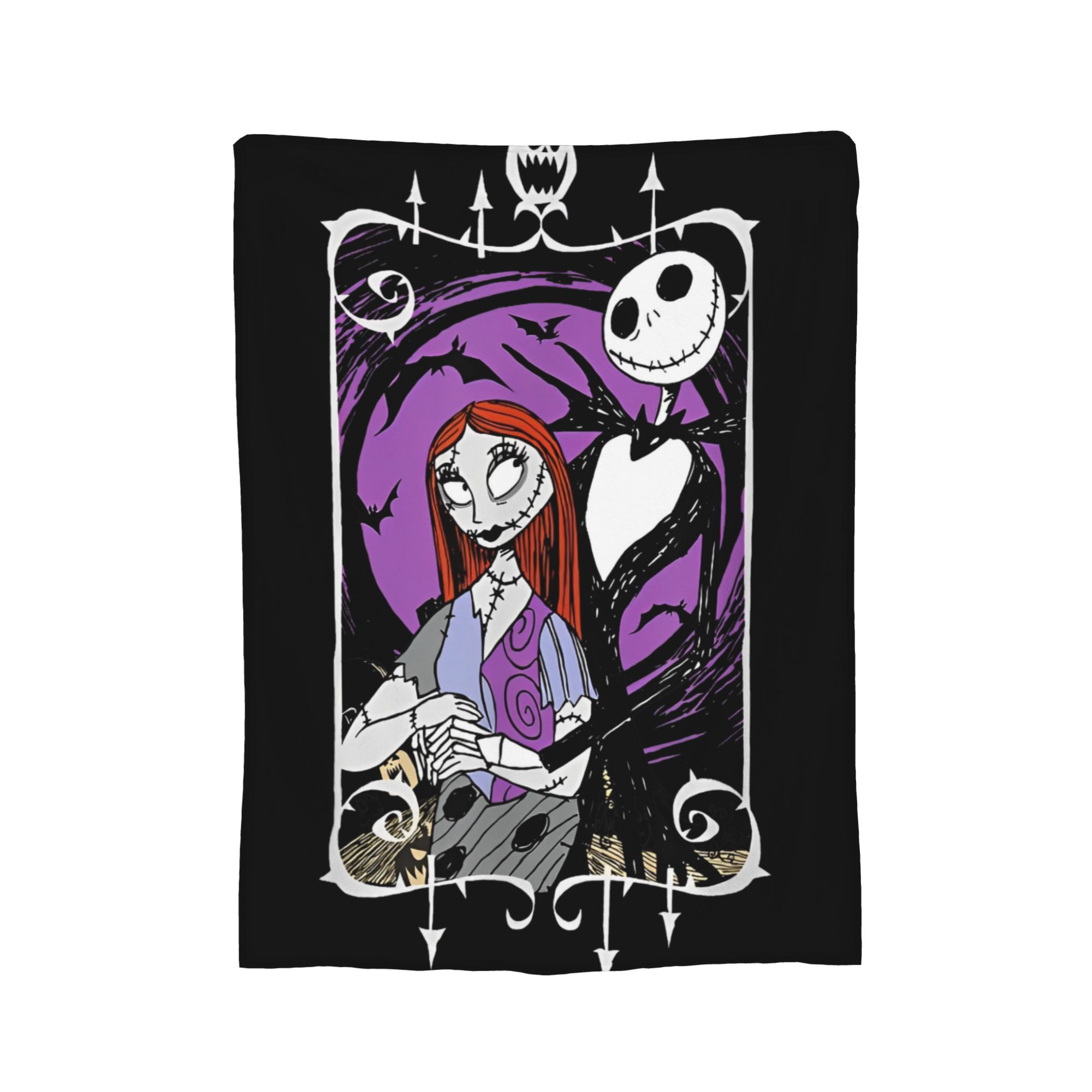 ナイトメア・ビフォア・クリスマス ジャックとサリー ニットブ - Christmas Throw Blanket のレビューと価格