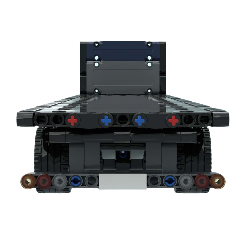 508ピース MOCテクノロジー 3軸フラットベッドトレーラ - Lego Set Creator のレビューと価格