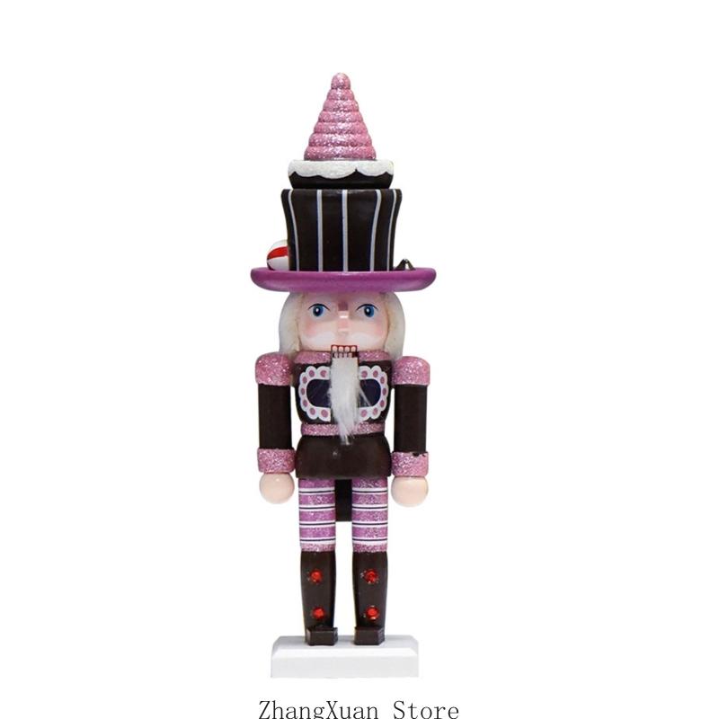 クリスマス木製デザート風くるみ割り人形の置物装飾、10インチ - Nutcracker Figurine のレビューと価格