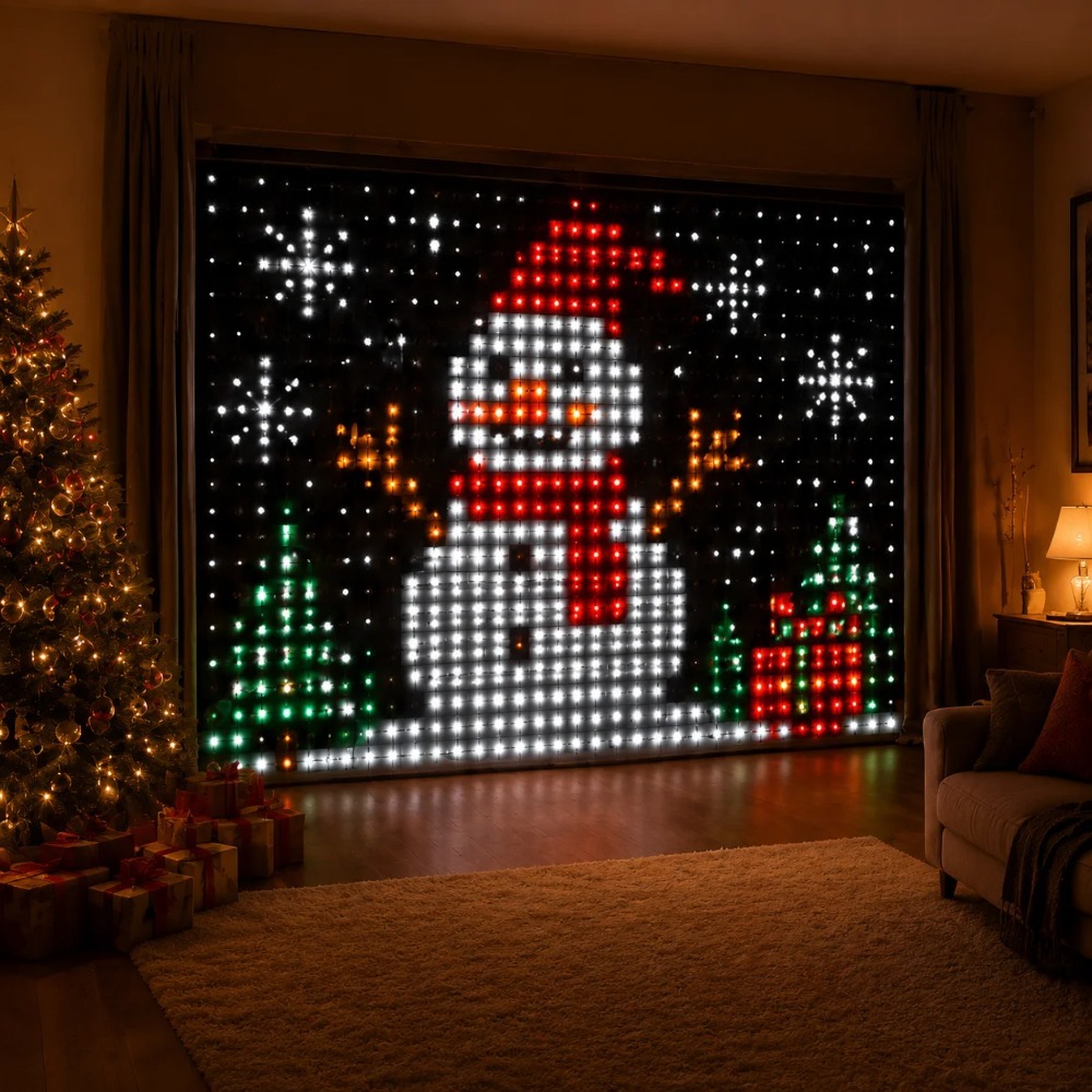 LEDピクセルカーテンライト Bluetoothアプリ制御  - Led Fairy String Lights のレビューと価格