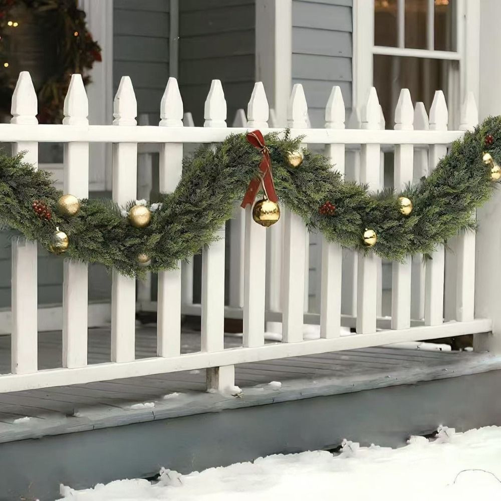 1.8/2.7m 人工ノーフォークパインガーランド 壁掛け  - Christmas Wreath Fake のレビューと価格