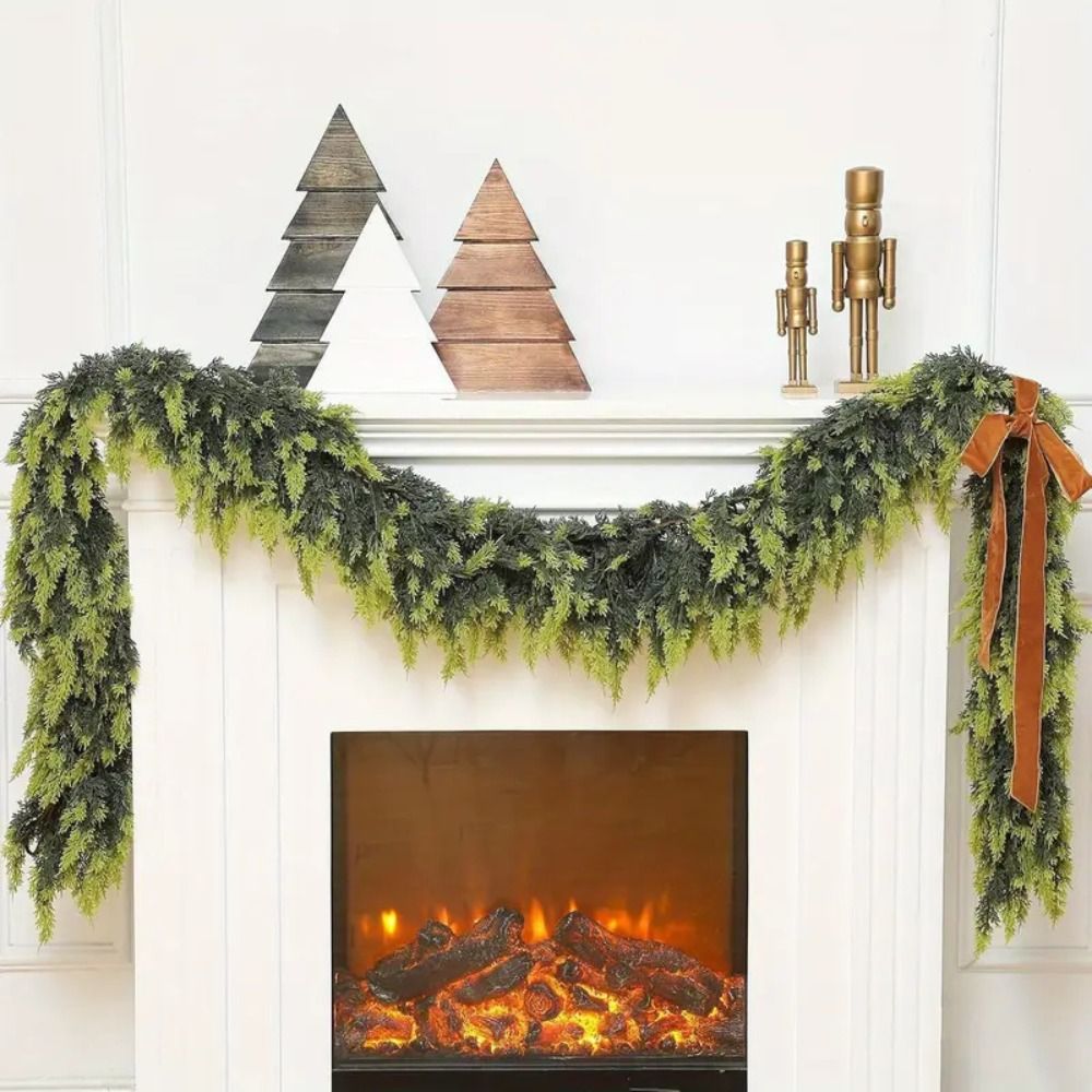 1.8/2.7m 人工ノーフォークパインガーランド 壁掛け  - Christmas Wreath Fake のレビューと価格
