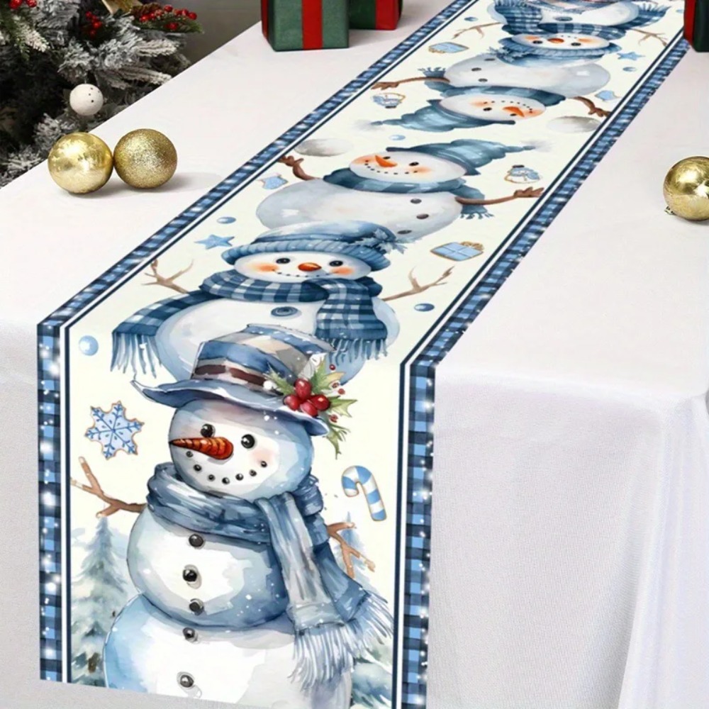 サンタクロース クリスマス テーブルランナー クリスマスデコ - Christmas Table Runner のレビューと価格