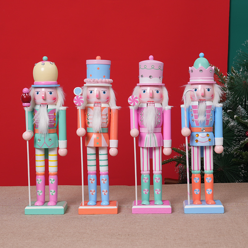 30cmくるみ割り人形兵士人形デスクトップオーナメントホーム - Nutcracker Figurine のレビューと価格