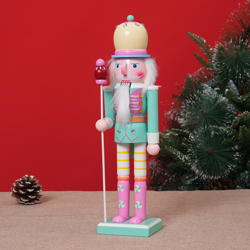 30cmくるみ割り人形兵士人形デスクトップオーナメントホーム - Nutcracker Figurine のレビューと価格