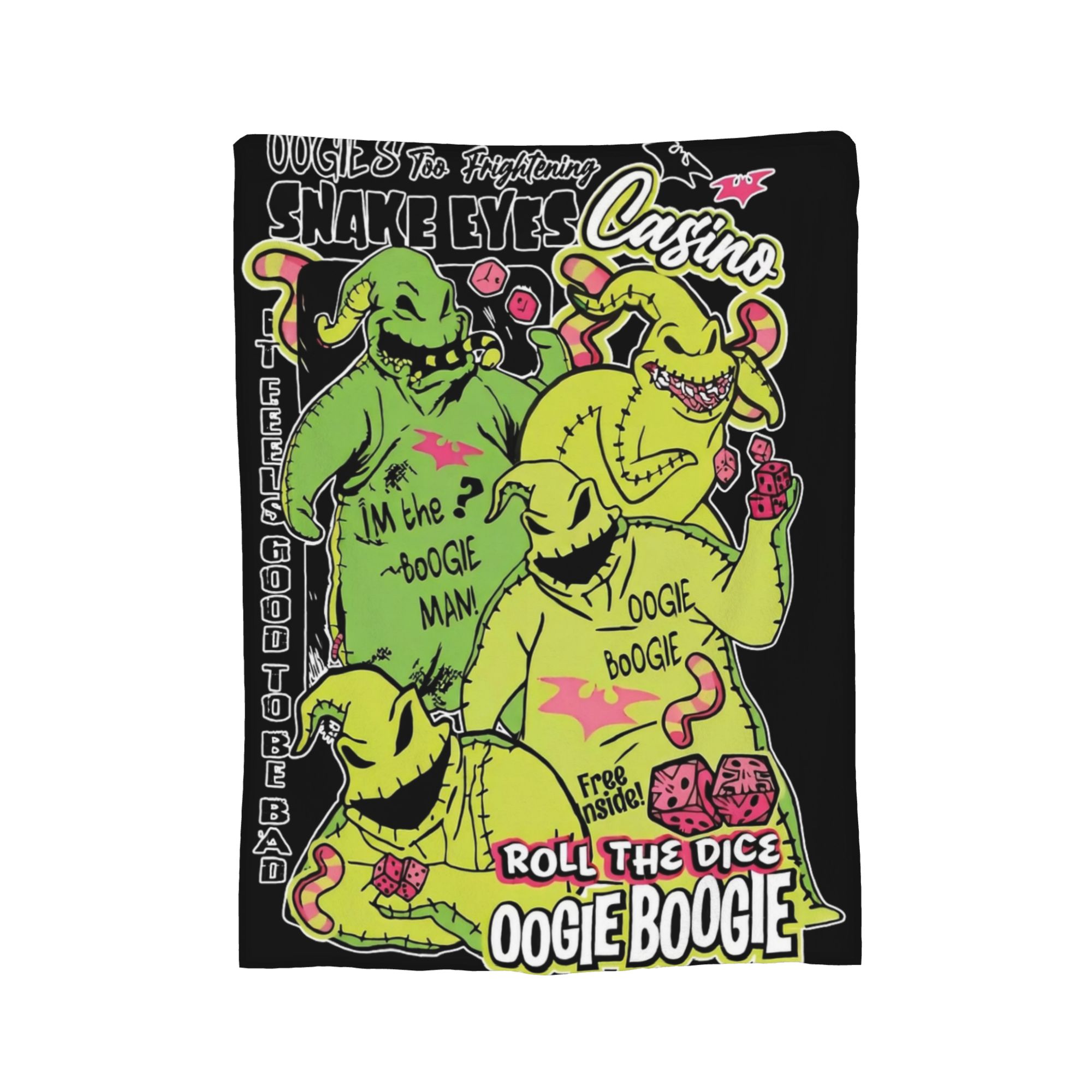 ナイトメア・ビフォア・クリスマス ウギー・ブギー ブランケッ - Christmas Throw Blanket のレビューと価格