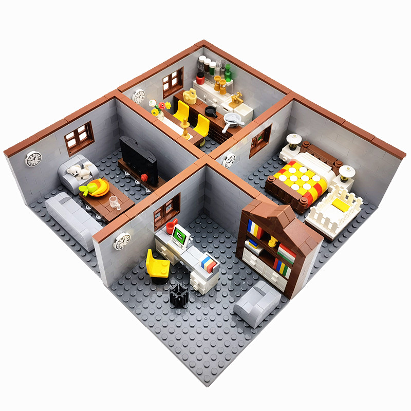 互換性のあるクラシックシティブロックハウス家具 MOC 子供 - Lego Set Creator のレビューと価格